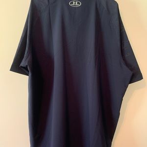 Under Armour heat gear short sleeve half zipper jacket